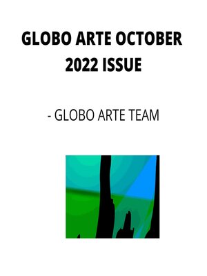 cover image of GLOBO ARTE OCTOBER 2022 ISSUE